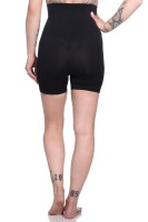 Damen Bauch-Weg-Effekt Formt Sofort Body Shaper Nahtlos Hohe Taille; Schwarz/M/L