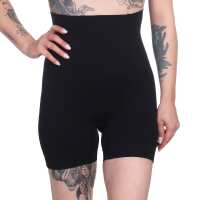 Damen Bauch-Weg-Effekt Formt Sofort Body Shaper Nahtlos Hohe Taille; Schwarz/M/L