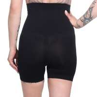 Damen Bauch-Weg-Effekt Formt Sofort Body Shaper Nahtlos Hohe Taille; Schwarz/M/L