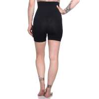 Damen Bauch-Weg-Effekt Formt Sofort Body Shaper Nahtlos Hohe Taille; Schwarz/M/L