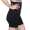 Damen Bauch-Weg-Effekt Formt Sofort Body Shaper Nahtlos Hohe Taille; Schwarz/M/L