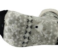 Hüttensocken Kuschelsocken Anti Rutsch Socke, Winter Hausschuhe Socken, Strick Fleece Gefütterte Warme
