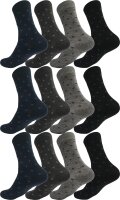 12 Paar Herren Socken Muster klassischer Form Freizeit...