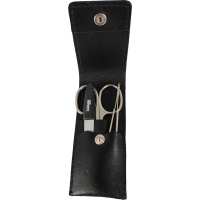 3-teiliges Solingen Maniküre Set mit Leder Etui,...