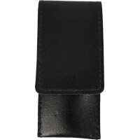 3-teiliges Solingen Maniküre Set mit Leder Etui, Nagelschere, Feile, Pinzette, Made in Germany