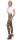 Damen Basic Leggings, Leo1-Beige/S/36