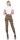 Damen Basic Leggings, Leo1-Beige/S/36