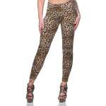 Damen Leggings Leo Zebra Print Stretch Slim Fit,...
