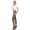 Damen Leggings Leo Zebra Print Stretch Slim Fit,  Leo1-Beige L/40