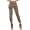 Damen Leggings Leo Zebra Print Stretch Slim Fit,  Leo1-Beige L/40