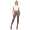 Damen Leggings Leo Zebra Print Stretch Slim Fit,  Leo1-Beige L/40