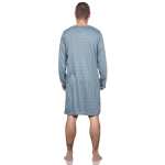 Herren Nachthemd langarm Sleepshirt; Gr. M L XL 2XL