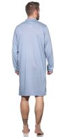 Herren Nachthemd langarm Sleepshirt mit Kragen; Gr. M L XL 2XL