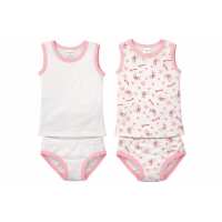 4-teilig Mädchen-Unterwäsche-Set Unterhemden...