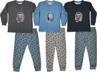 Kinder Jungen Pyjama langarm Winter zweiteiliger Schlafanzug