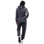 Damen Jogginganzug Nicki-Anzug mit Kapuzen hoodie: S M L XL 2XL