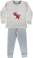 Mädchen Kinder Pyjama langarm Winter zweiteiliger Schlafanzug