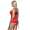 Damen kurzes Negligé mit Cups Nachtkleid Spitze mit String; Gr. 36 38 40 42