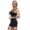 Damen kurzes Negligé mit Cups Nachtkleid Spitze; Cup B C