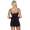 Damen kurzes Negligé mit Cups Nachtkleid Spitze; Cup B C