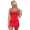 Damen Negligé Satin Nachtkleid; Gr. S M L