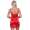Damen Negligé Satin Nachtkleid; Gr. S M L