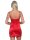 Damen Negligé Satin Nachtkleid;  Rot/L/40