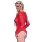 Damen Sexy Body Spitze Tüll, Gr. S M L