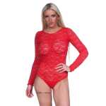 Damen Sexy Body Spitze Tüll, Gr. S M L