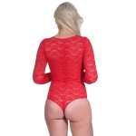 Damen Sexy Body Spitze Tüll, Gr. S M L