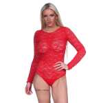 Damen Sexy Body Spitze Tüll, Gr. S M L