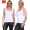 Damen Unterhemd 2er Set - 100% Baumwolle, Mit Spitze,