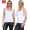 Damen Unterhemd 2er Set - 100% Baumwolle, Mit Spitze,