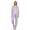 Damen Pyjama Hose & Shirt Schlafanzug Pyjama-Set; Flieder/XL