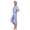 Damen Pyjama 3/4 Hose & Shirt mit Blumenmuster; Gr. M L XL 2XL