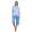Damen Pyjama 3/4 Hose & Shirt mit Blumenmuster; Gr. M L XL 2XL