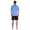 Herren Pyjama Short und T-Shirt Schlafanzug, Gr. M L XL XXL