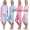 Damen Capri Pyjama mit kurzen Ärmeln; Gr. M L XL 2XL