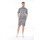 Herren Jogginganzug mit Short Trainingsanzug Sportanzug mit Kapuze, Grau/XXL