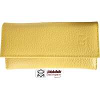 Nagelpflege Set 8-tlg. Echtleder Etui | Maniküre Pediküre | Solingen | Made in Germany Gelb