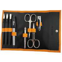 Nagelpflege Set 8-tlg. Echtleder Etui | Maniküre...