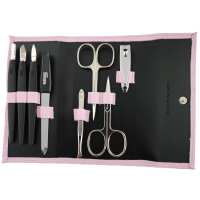 Nagelpflege Set 8-tlg. Echtleder Etui | Maniküre...