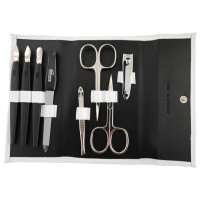 Nagelpflege Set 8-tlg. Echtleder Etui | Maniküre...