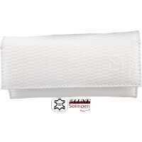 Nagelpflege Set 8-tlg. Echtleder Etui | Maniküre Pediküre | Solingen | Made in Germany Weiß