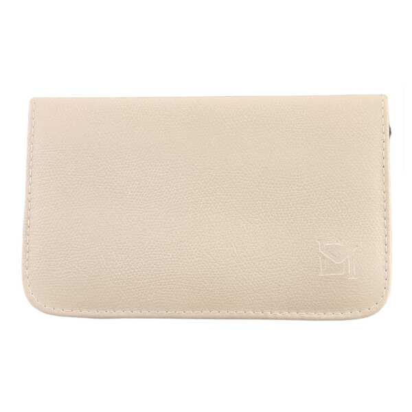 12teiliges Solingen* Maniküre Set mit Leder-Etui Nagelpflege Beige