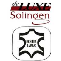 12teiliges Solingen* Maniküre Set mit Leder-Etui Nagelpflege Beige