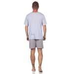 Herren Pyjama Short und T-Shirt Schlafanzug, Gr. M L XL XXL