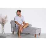 Herren Pyjama Short und T-Shirt Schlafanzug, Gr. M L XL XXL