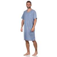 Herren Nachthemd Sommer Sleepshirt, Gr. M L  XL 2XL