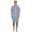 Herren Nachthemd Sommer Sleepshirt, Grau/M